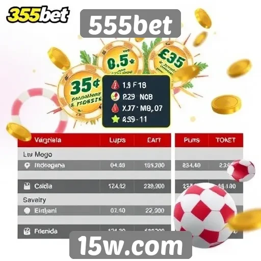 Variantes de apostas disponíveis na plataforma 555bet